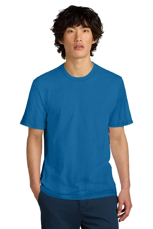 Men's short-sleeve neutral casual-new-flex top-District Mens Perfect Weight Short Sleeve Crewneck T-Shirt - Bright Blue