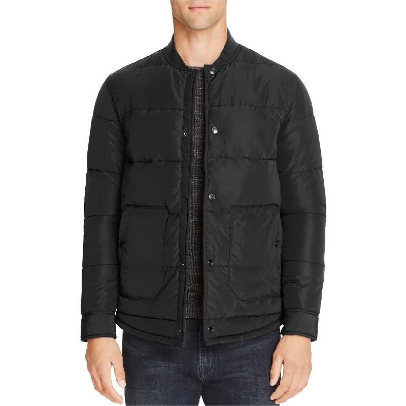 Men's streak speed jackets-W.R.K Mens Quilted Bomber Jacket, Black, Large