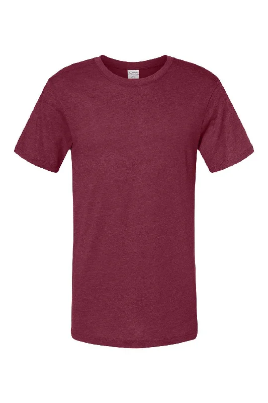 Men's short-sleeve tropical retro-cool-free-tribal tee-Augusta Sportswear Mens Short Sleeve Crewneck T-Shirt - Heather Maroon - Closeout