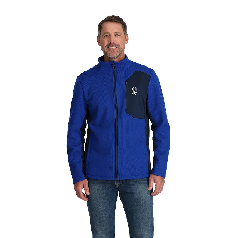 Men's helm tough jackets-Mens Bandit Full Zip - Electric Blue