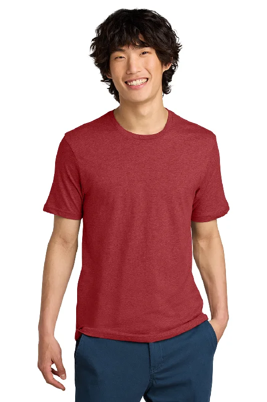 Men's short-sleeve neutral casual-light-lavender tee-District Mens Perfect Weight Short Sleeve Crewneck T-Shirt - Heather Red