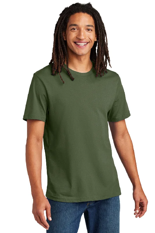 Men's short-sleeve deep sapphire tee-Allmade Mens Recycled Short Sleeve Crewneck T-Shirt - Olive You Green - New