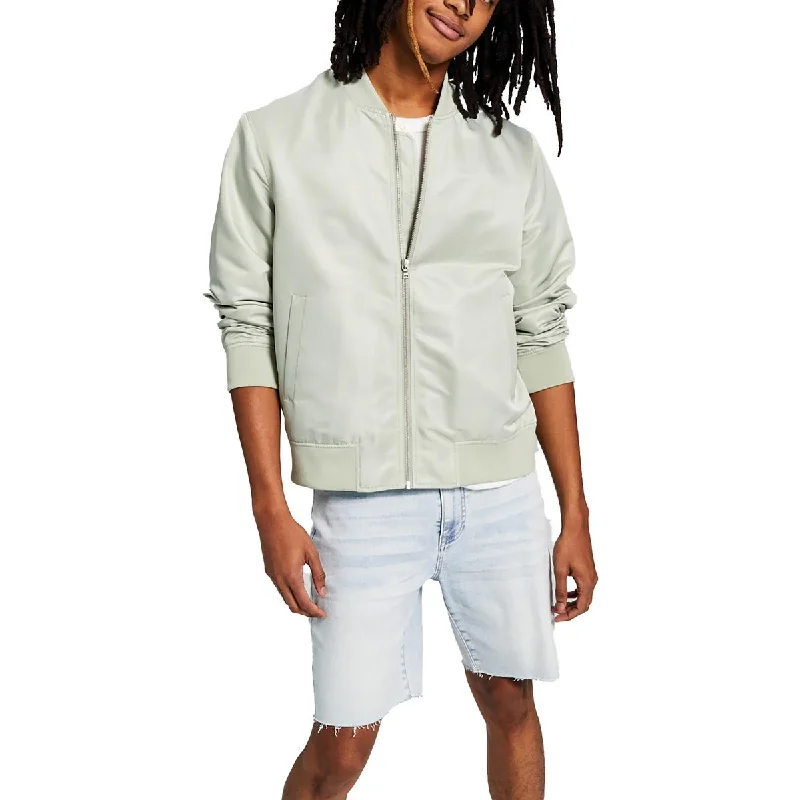 Men's dry rugged jackets-And Now This Mens Lightweight Short Bomber Jacket