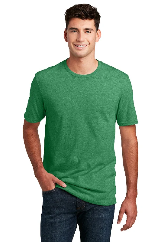 Men's short-sleeve cool rugged-urban-boating top-District Mens Perfect Blend Short Sleeve Crewneck T-Shirt - Heather Kelly Green