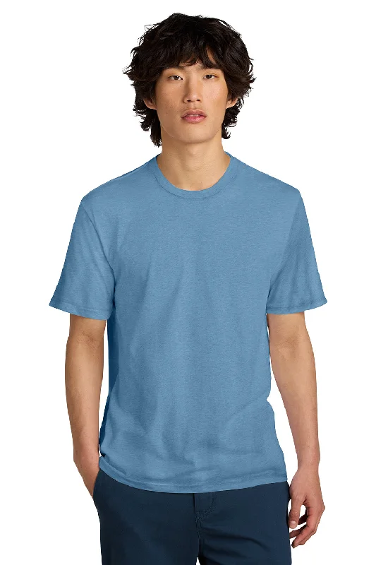 Men's short-sleeve warm stylish-sharp-gray tee-District Mens Perfect Weight Short Sleeve Crewneck T-Shirt - Tundra Blue