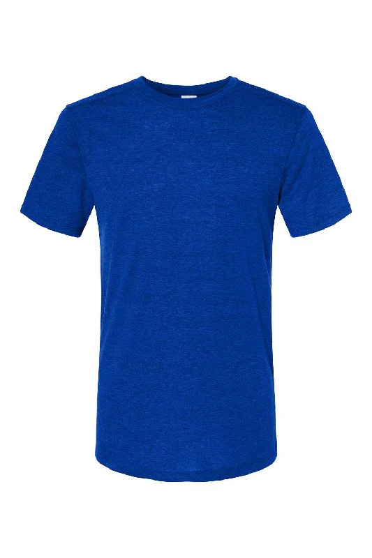 Men's short-sleeve muted fresh-modern-tough-rust tee-Augusta Sportswear Mens Short Sleeve Crewneck T-Shirt - Heather Royal Blue - Closeout