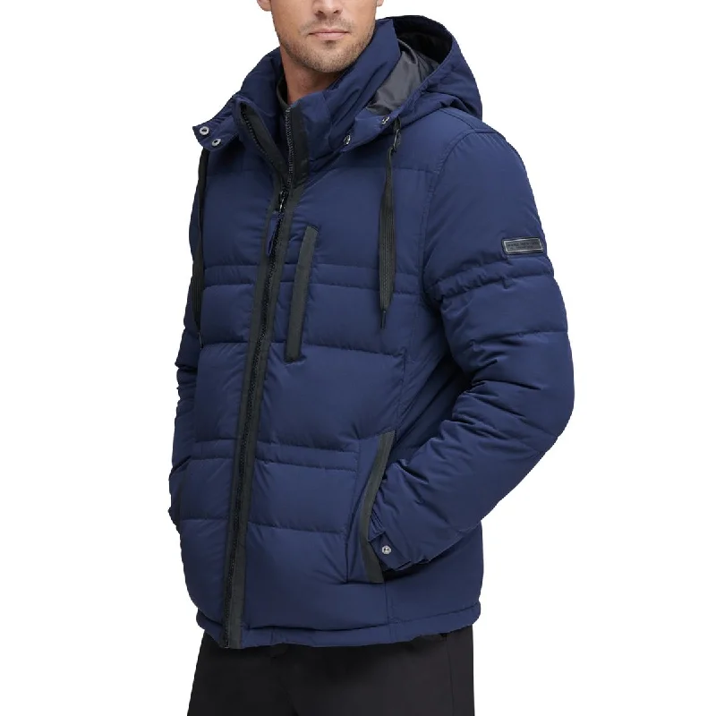 Men's glide casual jackets-Marc New York by Andrew Marc Mens Huxley Winter Down Puffer Coat