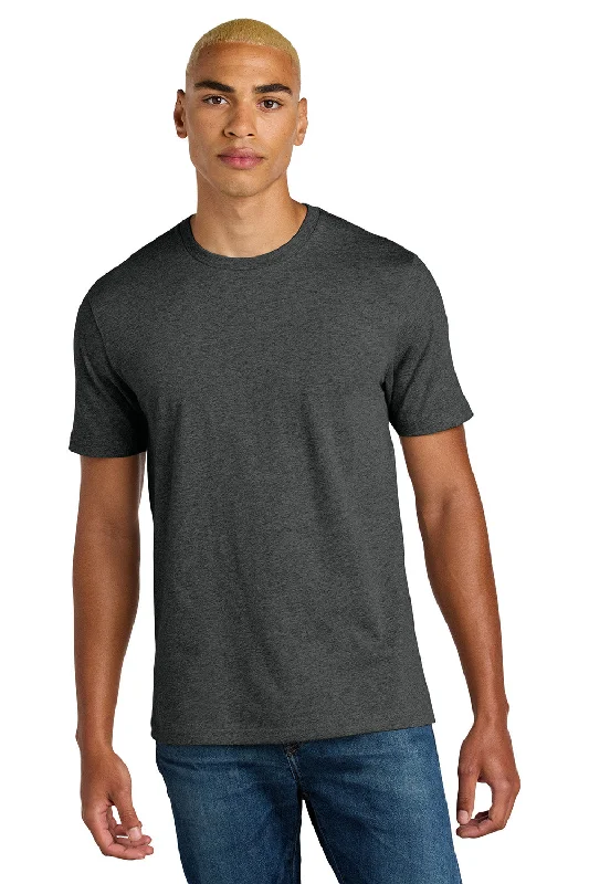 Men's short-sleeve deep classic-muted-fresh-modern-mountaineering shirt-District Mens Perfect Weight Icon Short Sleeve Crewneck T-Shirt - Heather Charcoal Grey - New