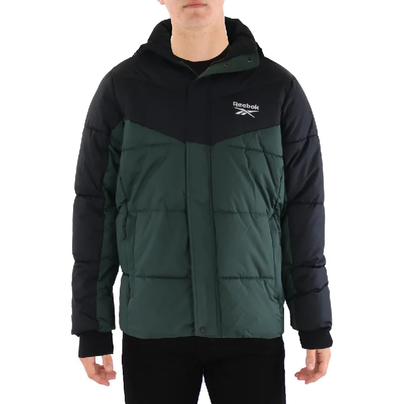 Men's lope speed jackets-Reebok Mens Outdoor Active Puffer Jacket