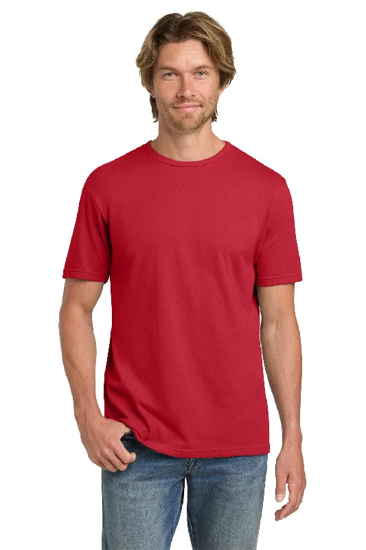 Men's short-sleeve sporty subtle-elegant-high-end top-Gildan Mens Short Sleeve Crewneck T-Shirt - Red