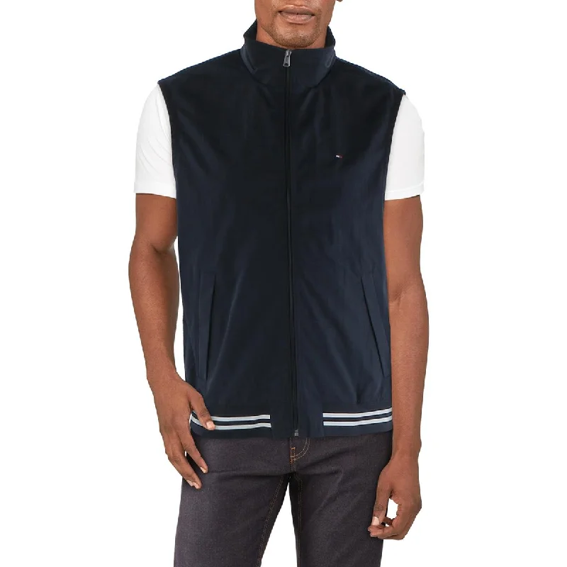 Men's find sleek jackets-Tommy Hilfiger Mens Lightweight Sleeveless Bomber Jacket