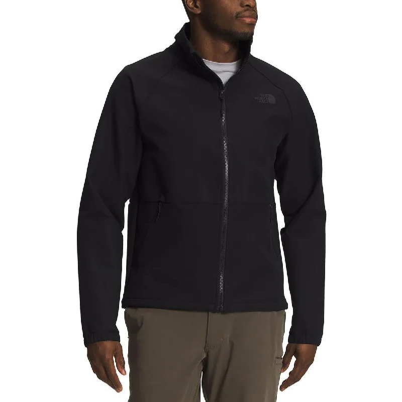 Men's seek bold jackets-The North Face Mens Standard Fit Windbreaker Soft Shell Jacket