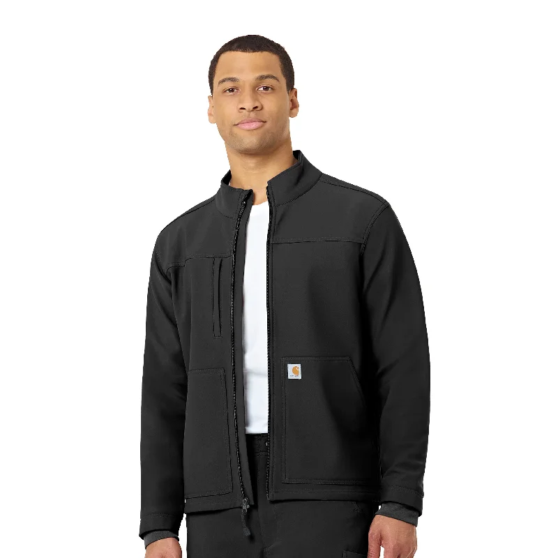 Men's streak speed jackets-Carhartt C80023 Men's Rugged Flex Fleece Jacket