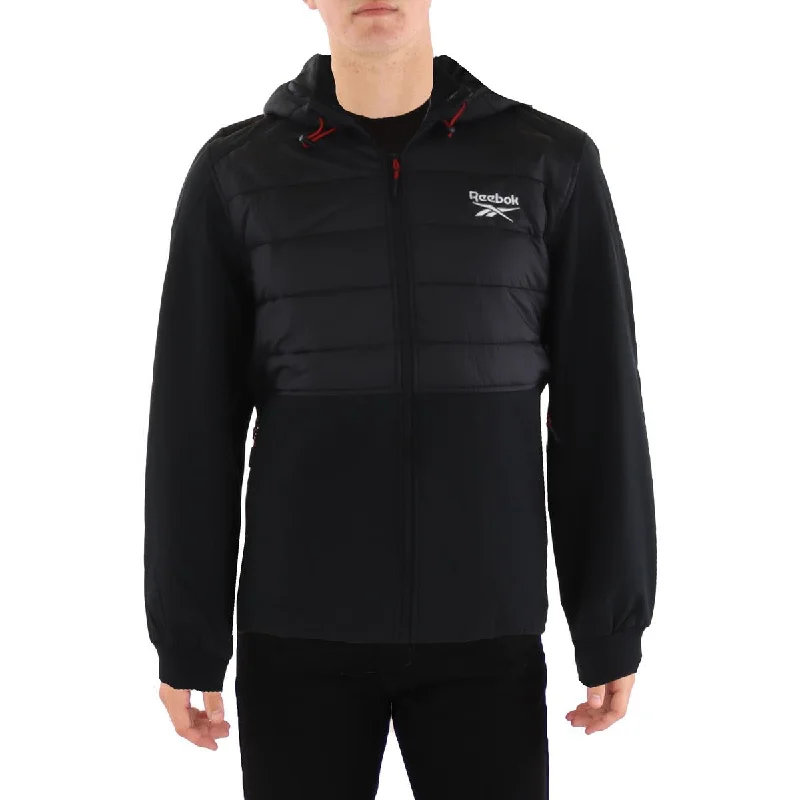 Men's charge tough jackets-Reebok Mens Outdoor Athletic Soft Shell Jacket