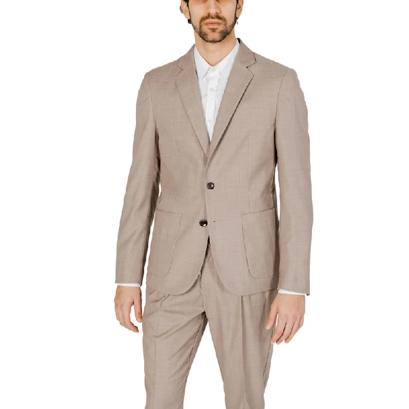 Men's scene rugged jackets-Antony Morato  Polyester Men's Suit