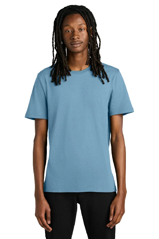 Men's short-sleeve rich sporty-subtle-calm-olive tee-Allmade Mens Organic Short Sleeve Crewneck T-Shirt - Arctic Blue