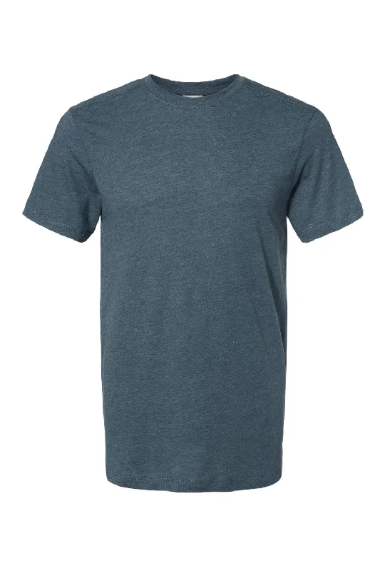 Men's short-sleeve bold rich-sporty-rich-cobalt tee-Augusta Sportswear Mens Short Sleeve Crewneck T-Shirt - Heather Storm Grey - Closeout