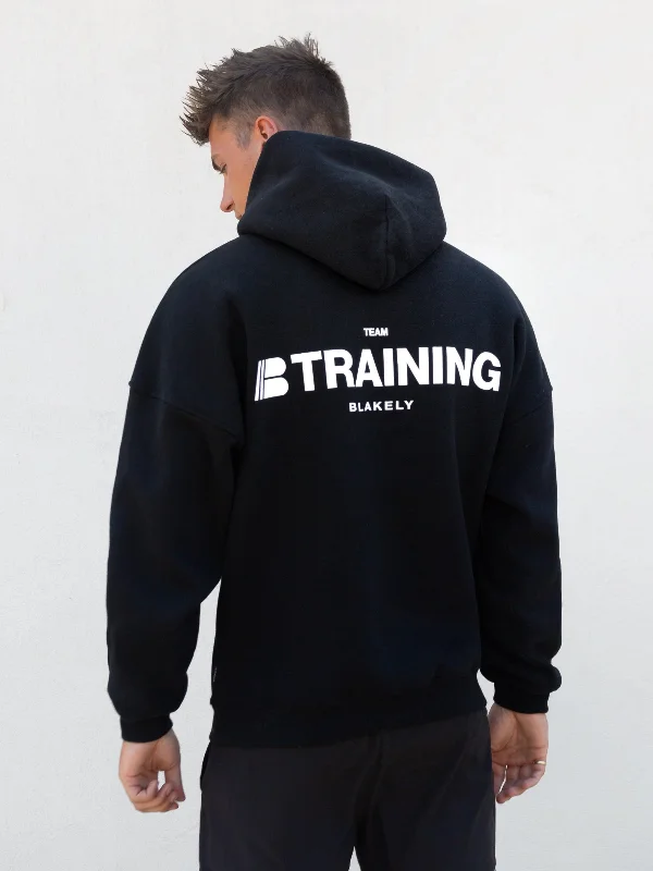 men's-hoodie-in-sapphire-blue-Apex Training Hoodie - Black