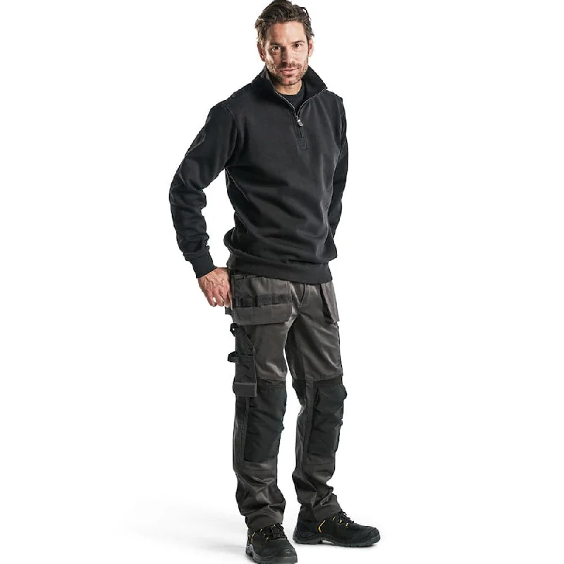 men's-hoodie-with-front-cord-Blaklader 3366 Full Zip Hoodie Sweatshirt