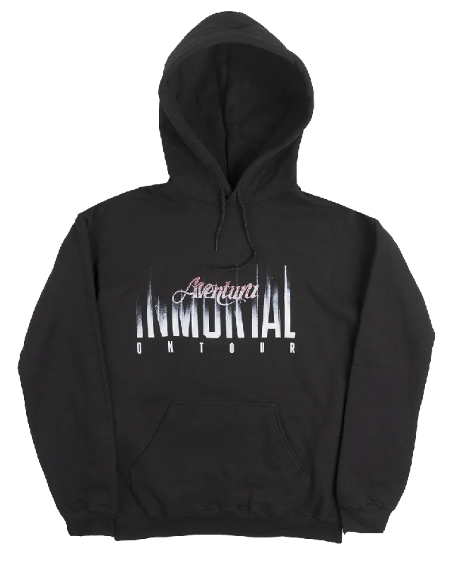 men's-hoodie-for-badminton-LICENSED AVENTURA HOODIE BLACK - TOUR