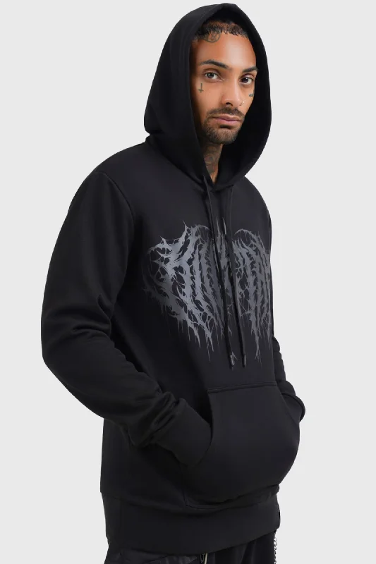 men's-hoodie-with-hood-liner-Walk Thru Hell Hoodie