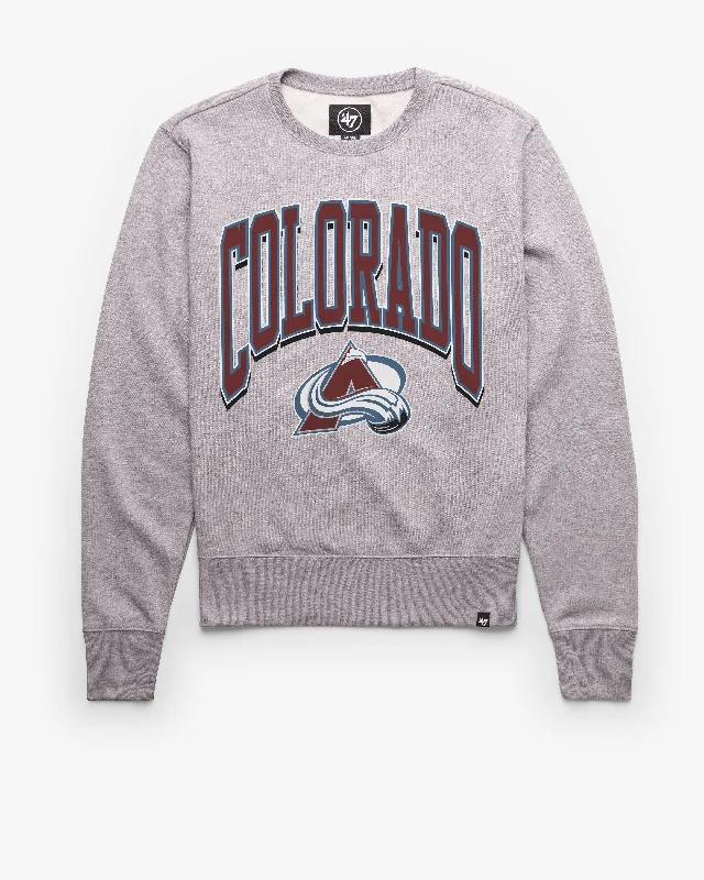 men's-hoodie-for-barbecues-COLORADO AVALANCHE WALK TALL '47 HEADLINE CREW