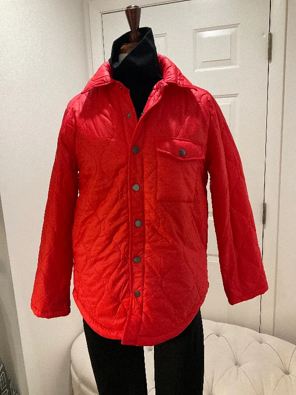 Men's swirl cosmic jackets-Dylan Red Hunter Jacket