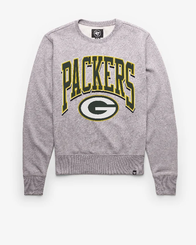 men's-hoodie-with-hood-patch-GREEN BAY PACKERS WALK TALL '47 HEADLINE CREW