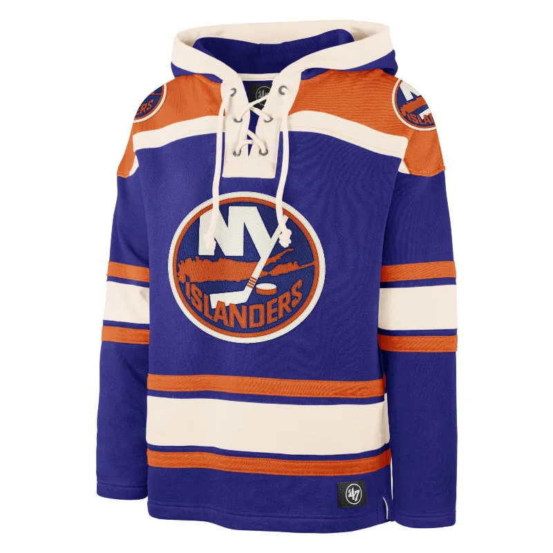 men's-hoodie-with-map-graphic-NEW YORK ISLANDERS SUPERIOR '47 LACER HOOD