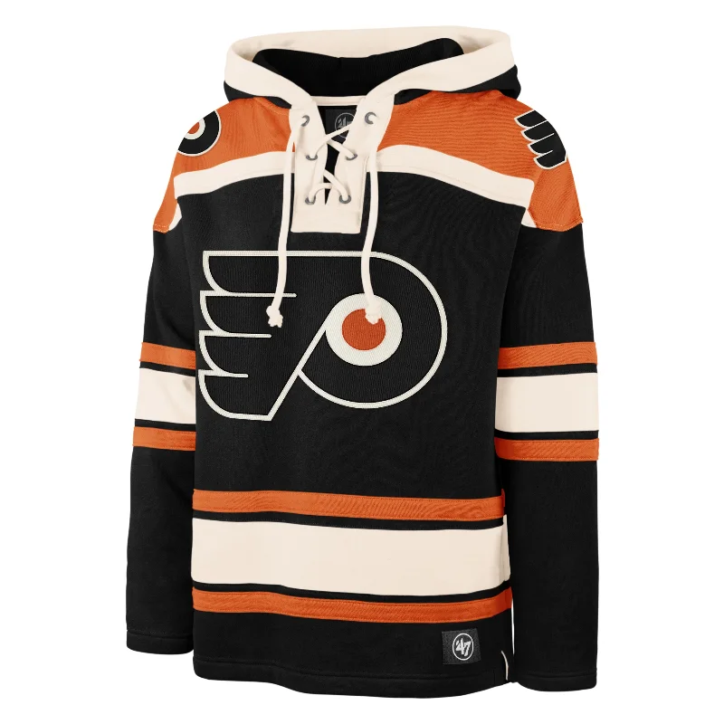 men's-hoodie-with-space-theme-PHILADELPHIA FLYERS '47 SUPERIOR LACER HOOD