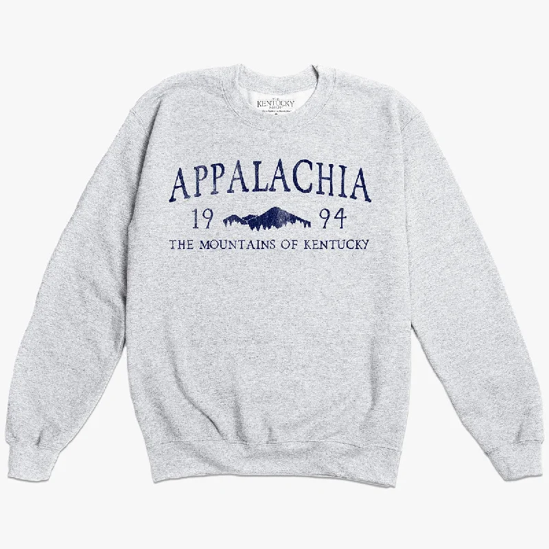 men's-hoodie-with-front-panel-The 90's Vintage Appalachia Crewneck