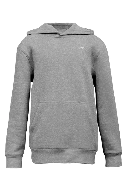 men's-hoodie-with-diamond-pattern-The Basics Youth Fleece Hoodie