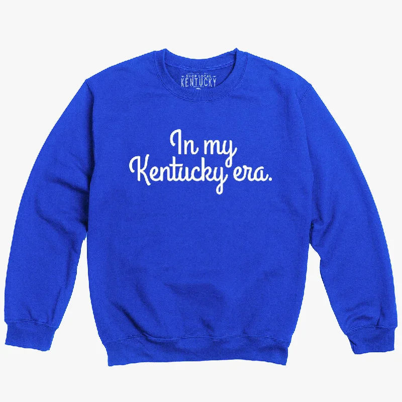 men's-hoodie-with-hood-zip-The In my Kentucky Era Crewneck Sweatshirt (Blue)