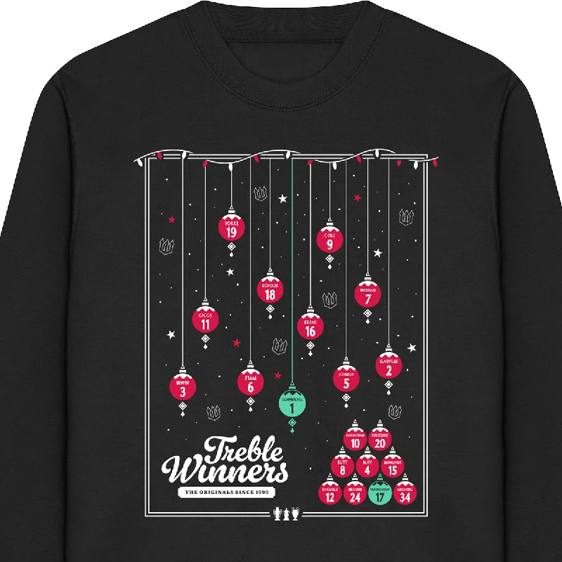 men's-hoodie-with-front-flap-Treble Winners Xmas Sweatshirt