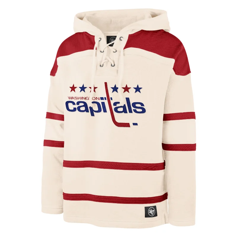 men's-hoodie-in-dove-grey-WASHINGTON CAPITALS VINTAGE SUPERIOR '47 LACER HOOD