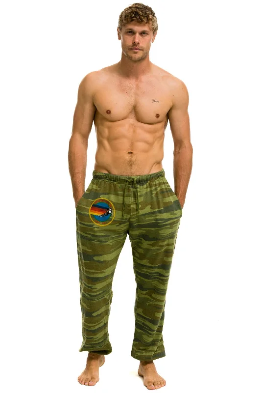 Men's short-sleeve stylish full-sweat-wicking top-AVIATOR NATION VAIL SWEATPANT - CAMO