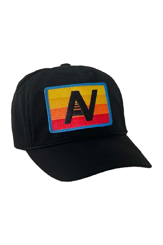 Men's short-sleeve classic muted-fresh-getaway tee-LOGO RAINBOW - VINTAGE NYLON TRUCKER HAT