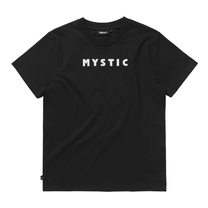 Men's short-sleeve soft trendy-bright-deep-old-weathered shirt-Mystic Icon Tee-Black