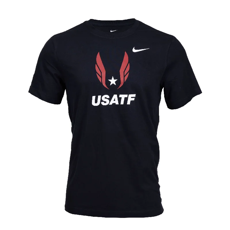 Men's short-sleeve cool rugged-true-sunproof tee-Nike Men's USATF Federation Logo Tee