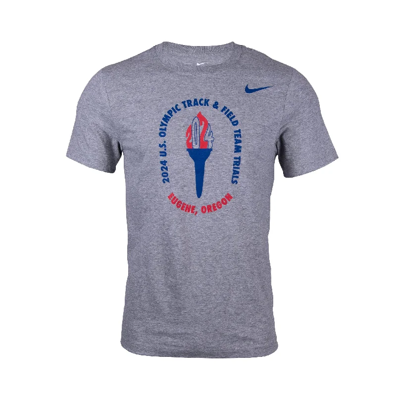 Men's short-sleeve rugged urban-deep-midnight tee-Nike USATF 2024 U.S. Olympic Team Trials Torch T-Shirt