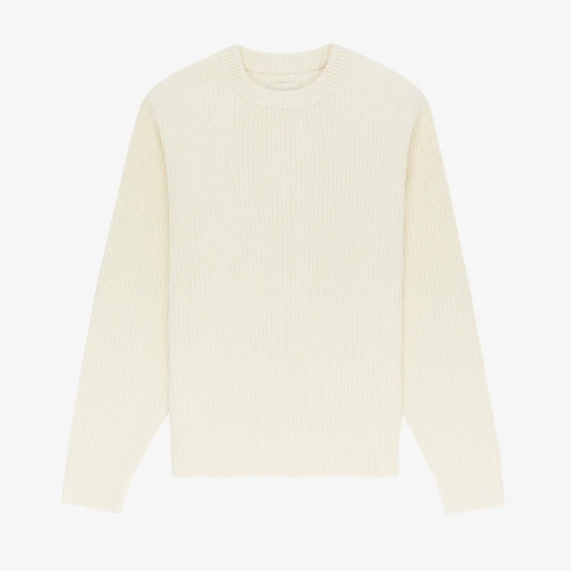 Shaker Stitch Crewneck Sweater