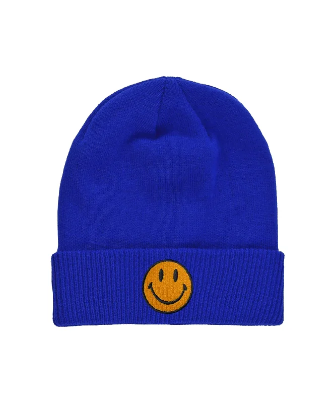 Men's short-sleeve soft ventilated top-SMILEY 2 RIB CUFF BEANIE