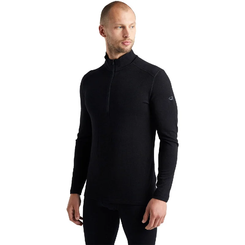 Men's short-sleeve subtle fuzzy-touch tee-Men's Merino 260 Tech Long Sleeve Half Zip Thermal Top