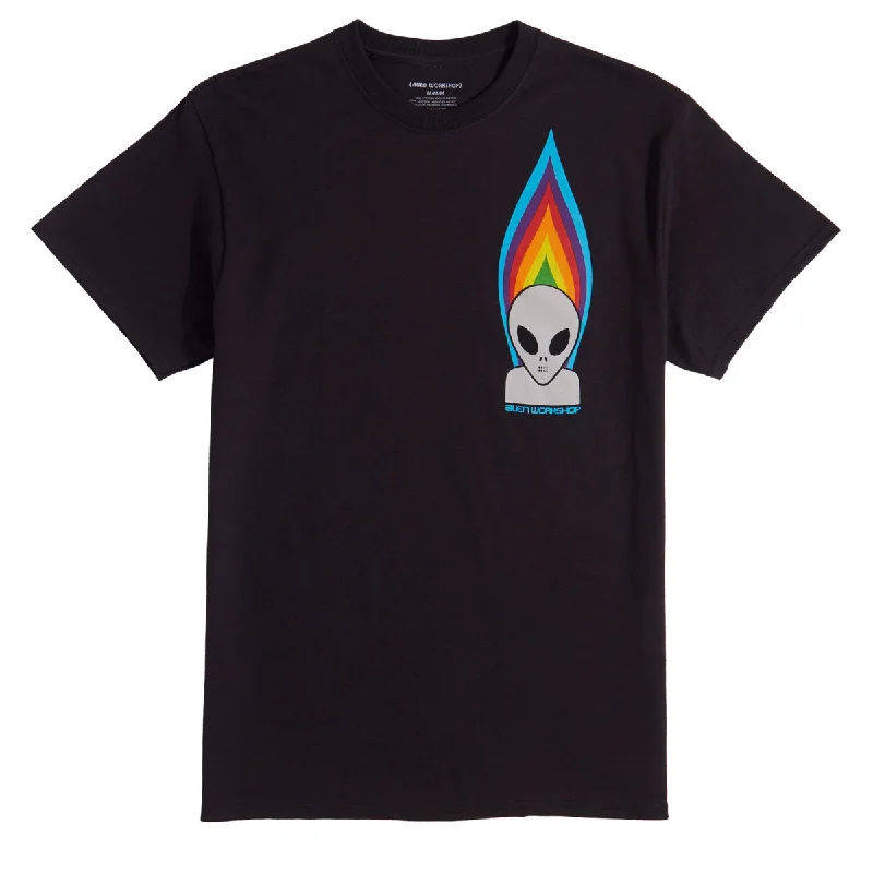 Men's short-sleeve soft trendy-soft-hue shirt-Alien Workshop Torch T-Shirt - Black