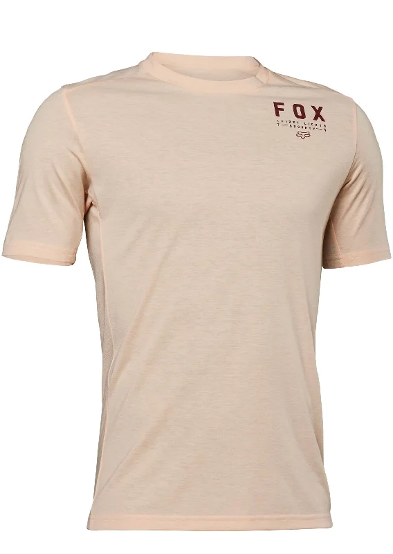 Men's short-sleeve classic muted-big-ombre top-Fox Men's Ranger DR Short Sleeve Jersey Crys