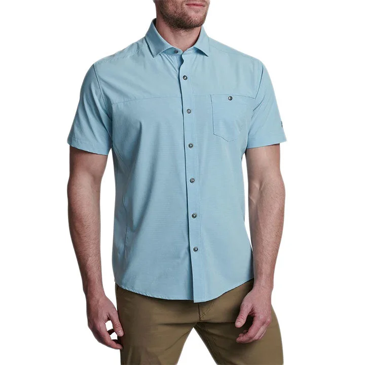 Men's short-sleeve rich sporty-subtle-rally top-Kuhl Optimizr Short Sleeve Shirt Men's