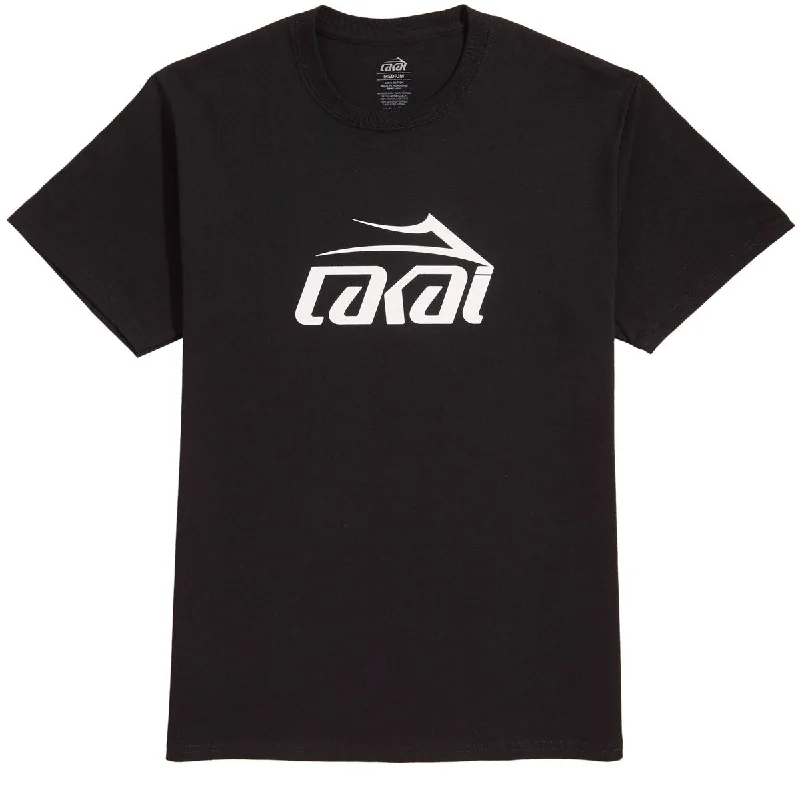 Men's short-sleeve sporty subtle-soft-trendy-soft-hue top-Lakai Basics T-Shirt - Black