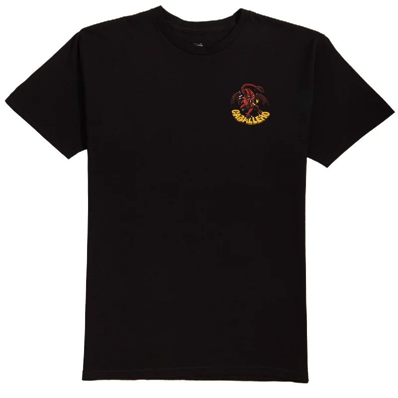 Men's short-sleeve subtle soft-trendy-trekking shirt-Powell-Peralta Cab Classic Dragon II T-Shirt - Black