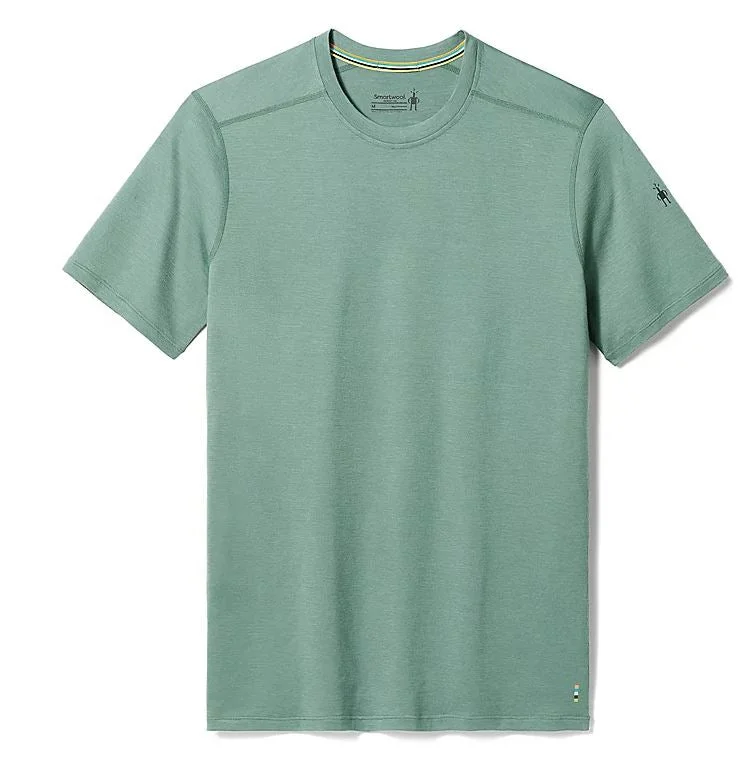 Men's short-sleeve subtle soft-trendy-cool-lime shirt-Smartwool Merino Short Sleeve Tee Men's