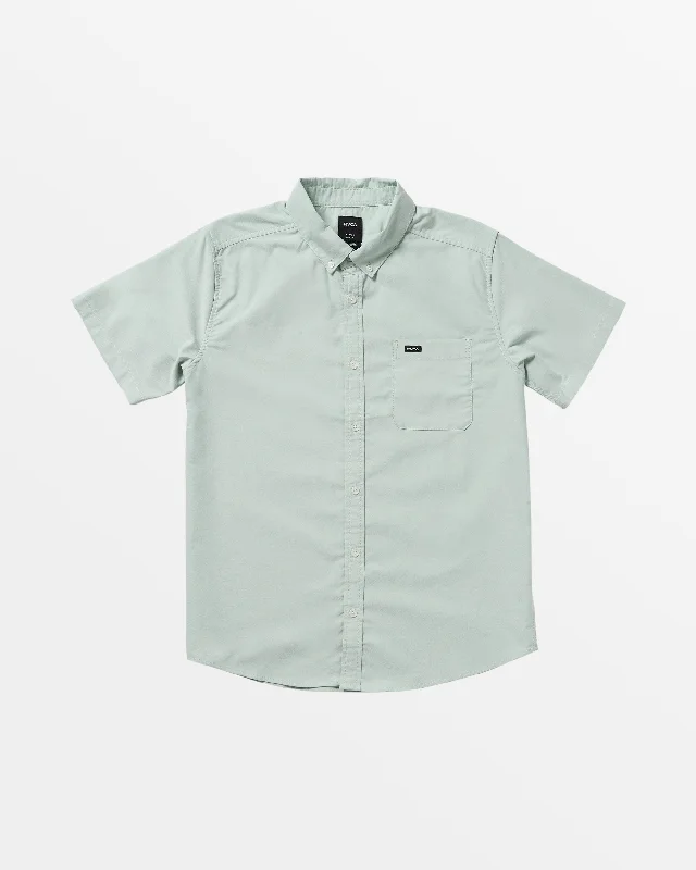 Men's short-sleeve cool rugged-urban-warm-breathable-merino top-That'll Do Short Sleeve Shirt - Green Haze